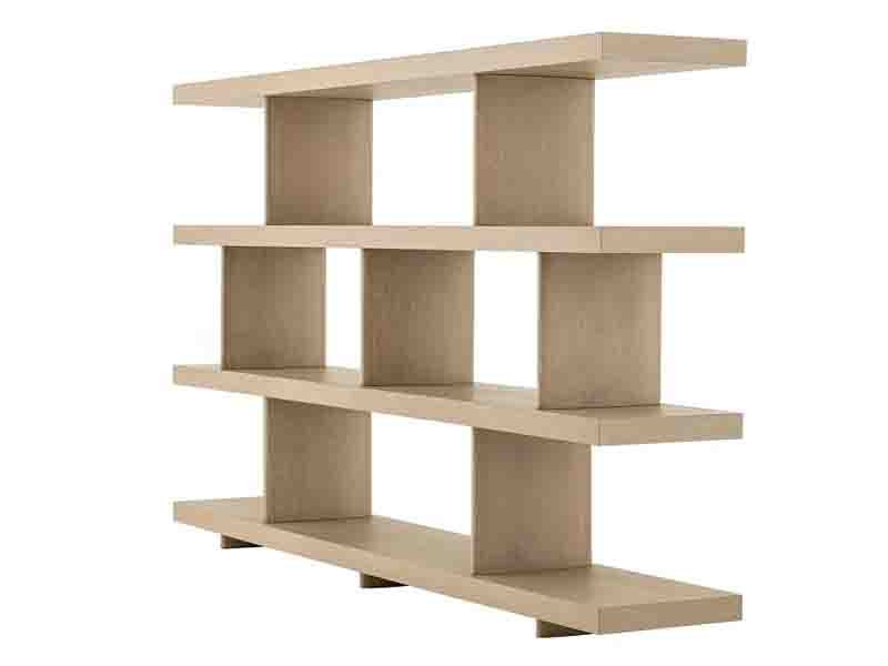 Modular white MDF shelving system with configurable units for wall-mounted and freestanding storage