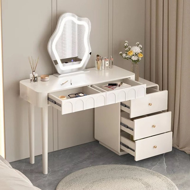 Modern eco-friendly MDF furniture with sustainable wood finishes in a bright minimalist living room.