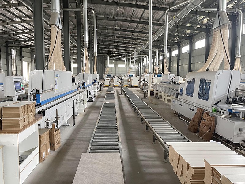 Modern furniture production lines