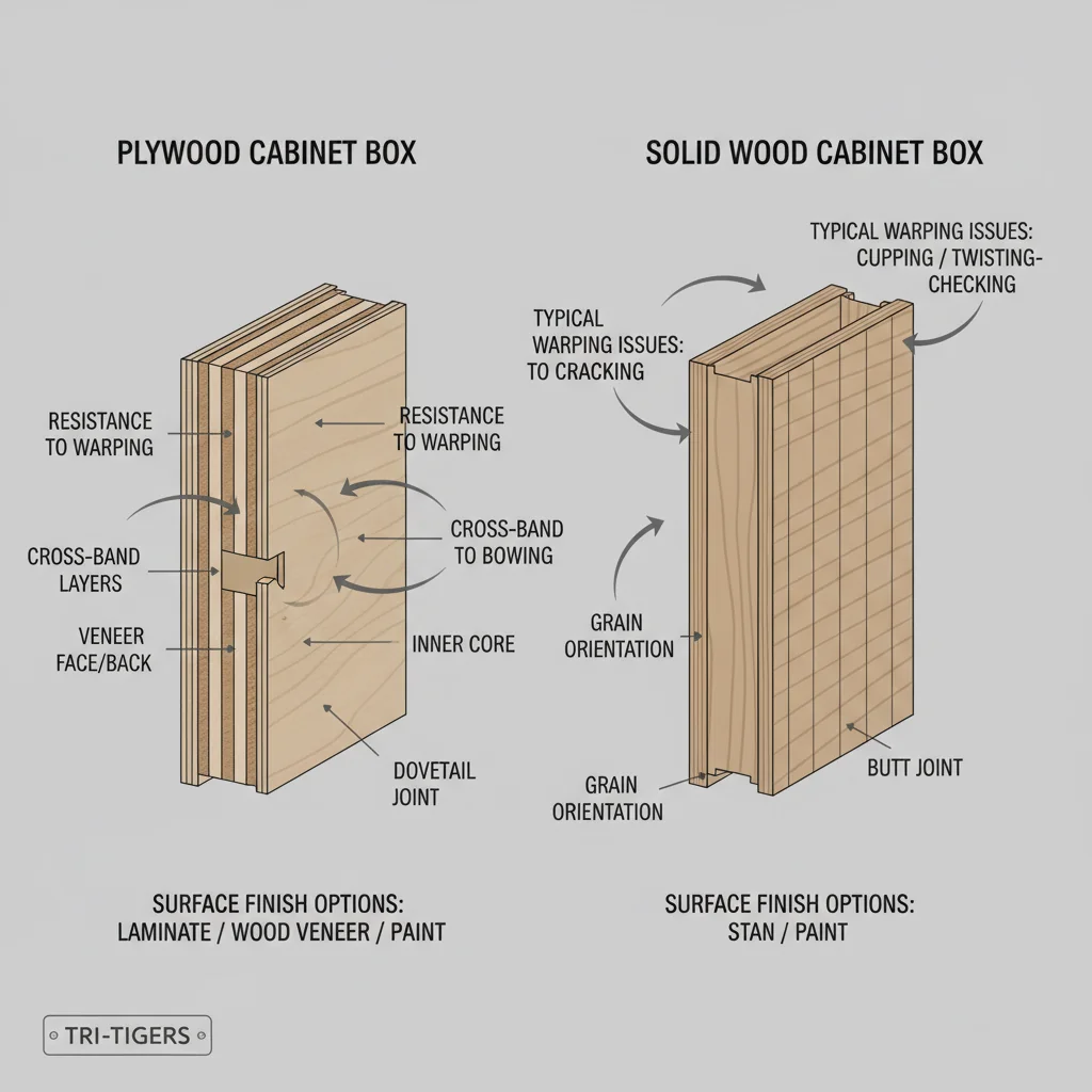 Are Plywood Cabinets Stronger Than Solid Wood? Are Plywood Cabinets Stronger Than Solid Wood?