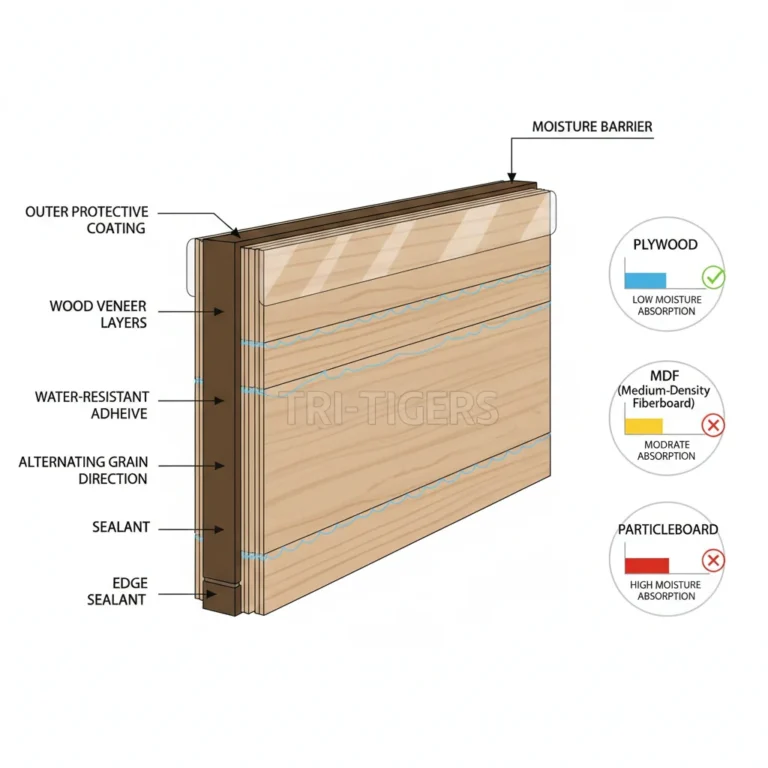 Do Plywood Cabinets Resist Moisture Better? diagram