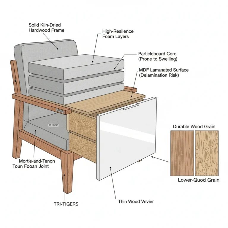 How Do Materials Impact Furniture Longevity? diagram