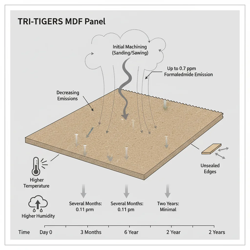 How Do MDF Off-Gassing Levels Change? How Do MDF Off-Gassing Levels Change?