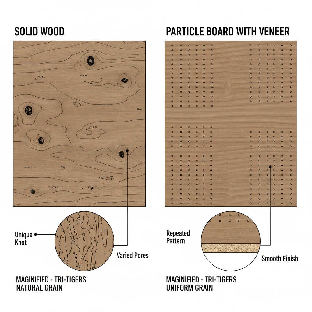 How Do Surface Grains Indicate Core Material? How Do Surface Grains Indicate Core Material?