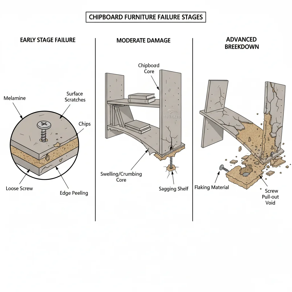 How Does Chipboard Furniture Typically Fail? – Telehandler Hydraulics Diagram How Does Chipboard Furniture Typically Fail?