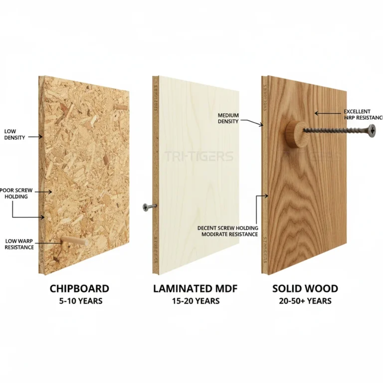 Technical diagram illustrating How Does Chipboard Lifespan Compare to MDF? in telehandler hydraulic systems
