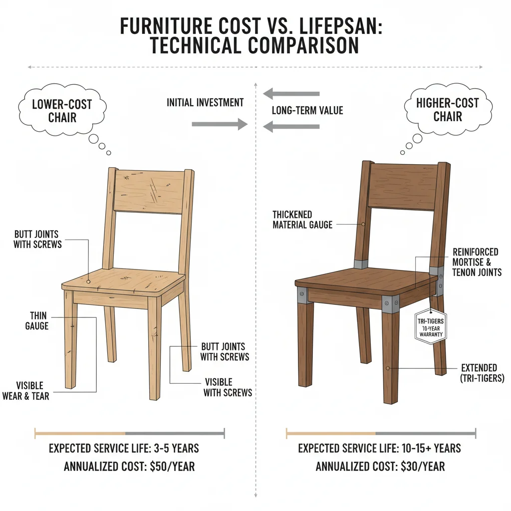 How Does Cost Relate to Furniture Lifespan? How Does Cost Relate to Furniture Lifespan?
