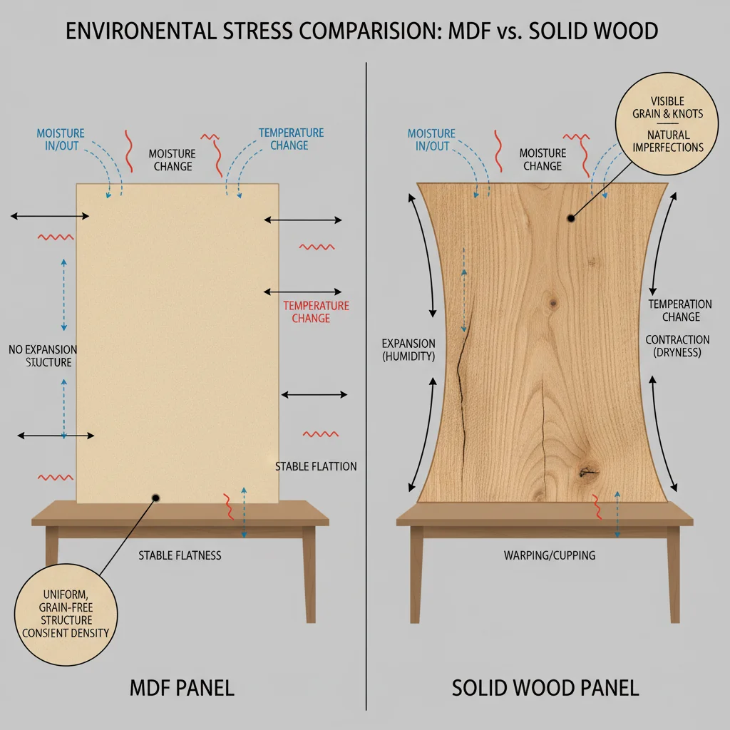 How Stable Is MDF Compared to Solid Wood? How Stable Is MDF Compared to Solid Wood?