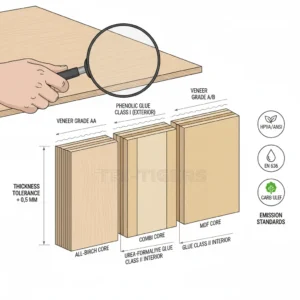 How to Verify Furniture Grade Plywood Quality? diagram