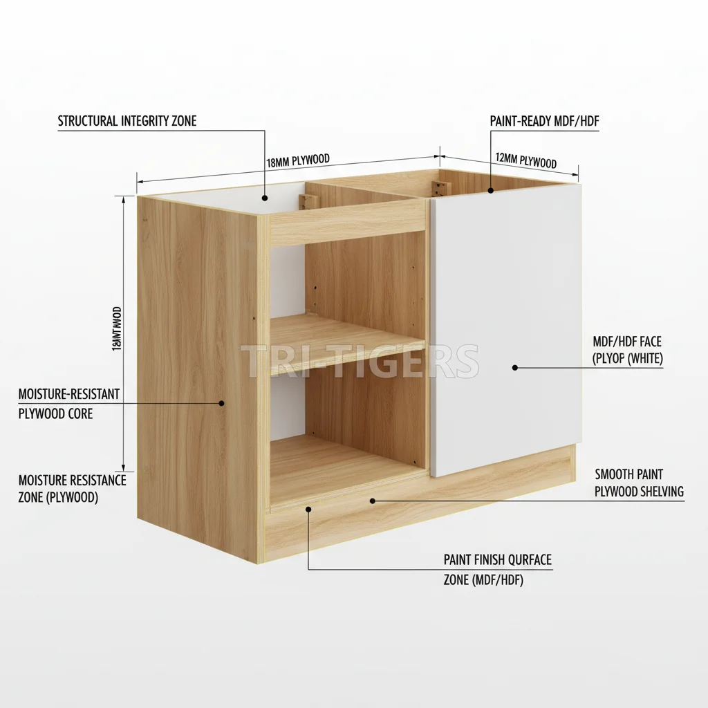 Should Cabinets Combine Plywood and MDF? Should Cabinets Combine Plywood and MDF?