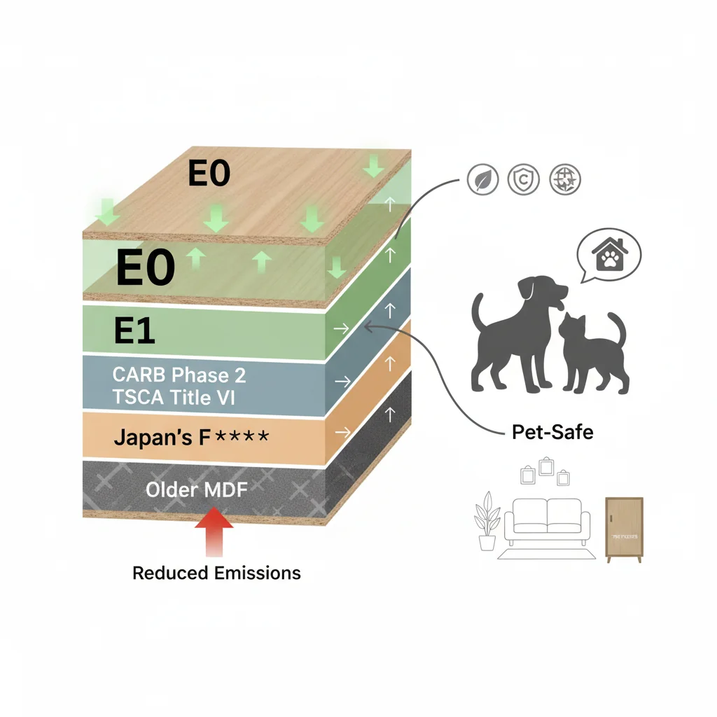 Which MDF Emission Standards Protect Pets? Which MDF Emission Standards Protect Pets?