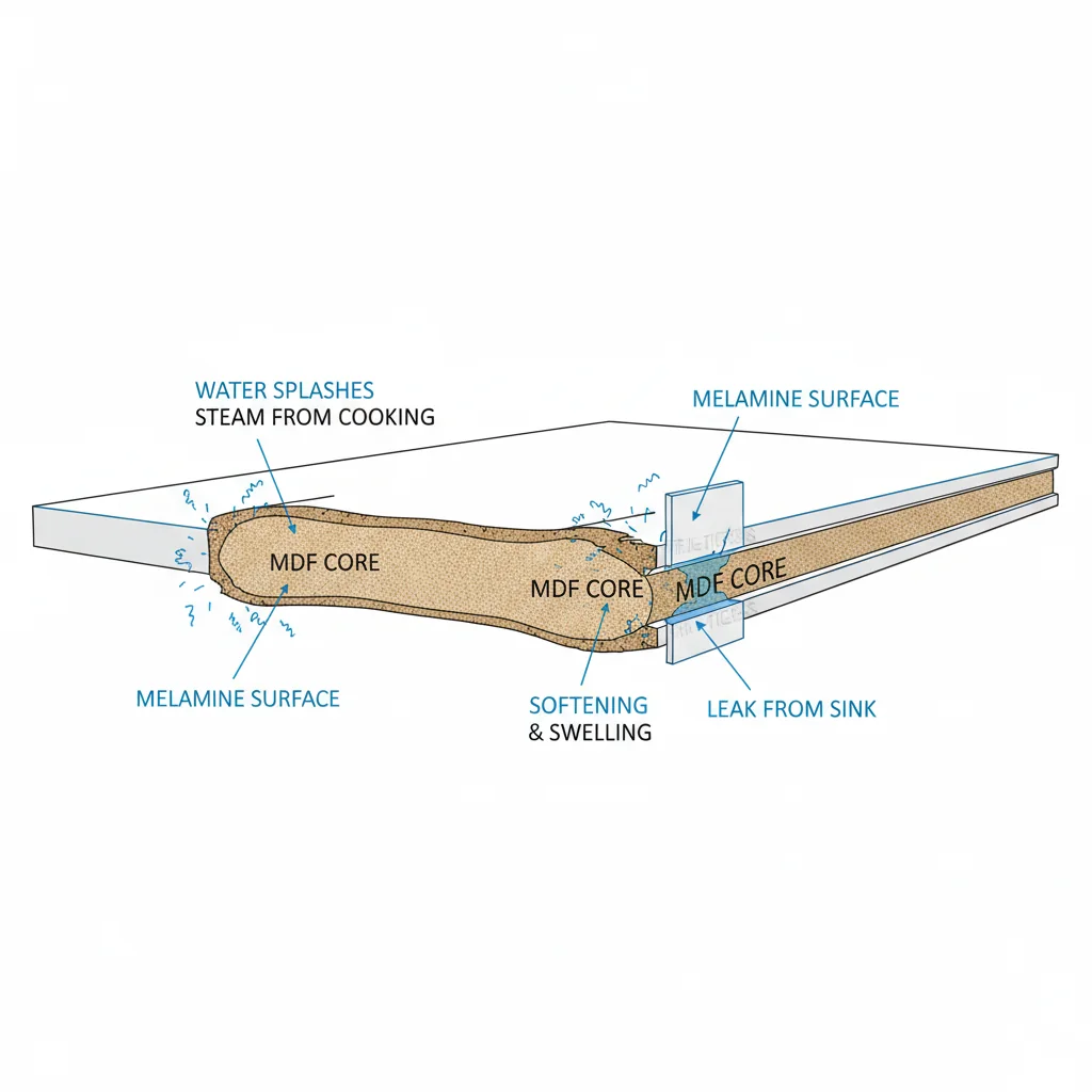 How Does MDF React to Kitchen Moisture? How Does MDF React to Kitchen Moisture?