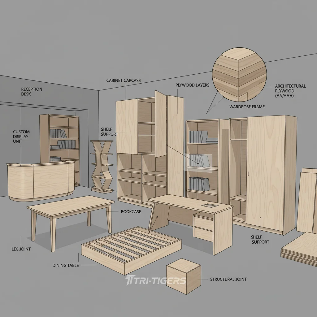 Where Is Furniture Grade Plywood Used? Where Is Furniture Grade Plywood Used?